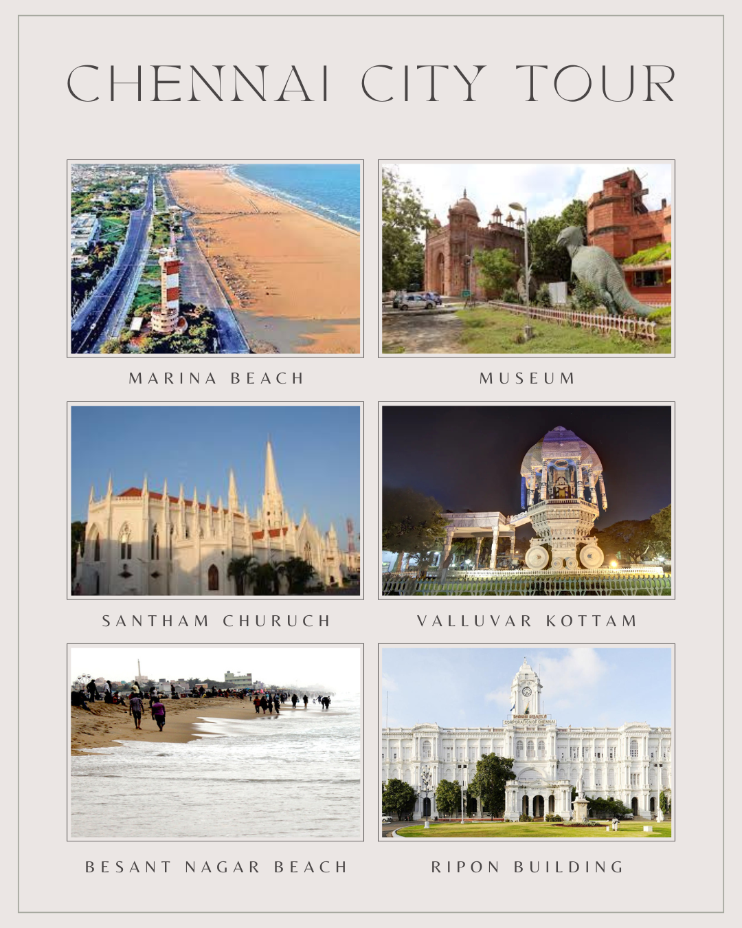 Chennai City Tour