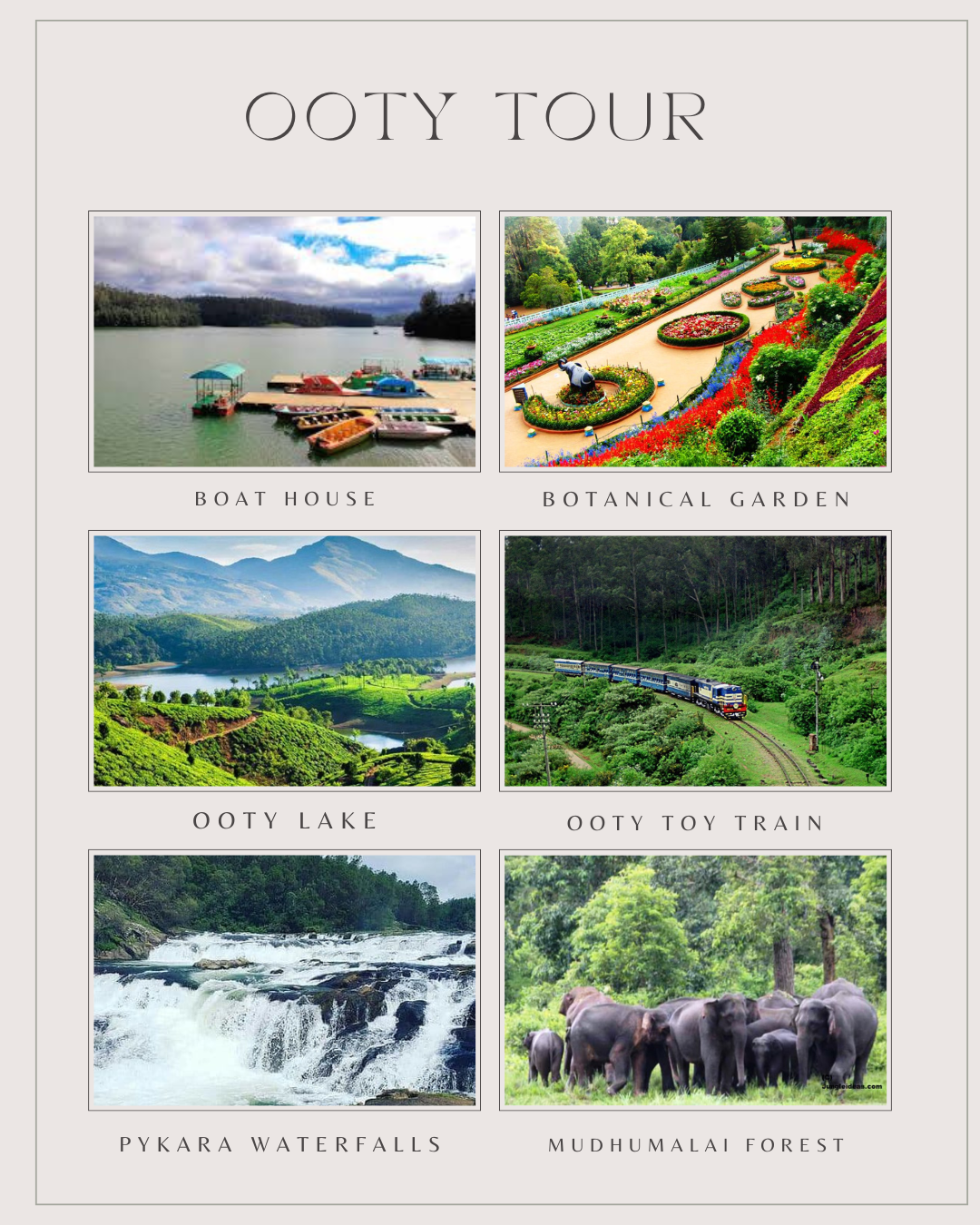 Ooty Tour Package