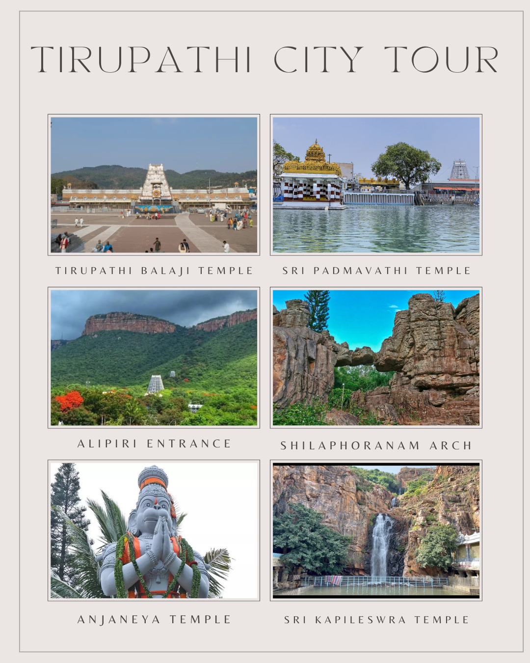 Tirupati Darshan Tour